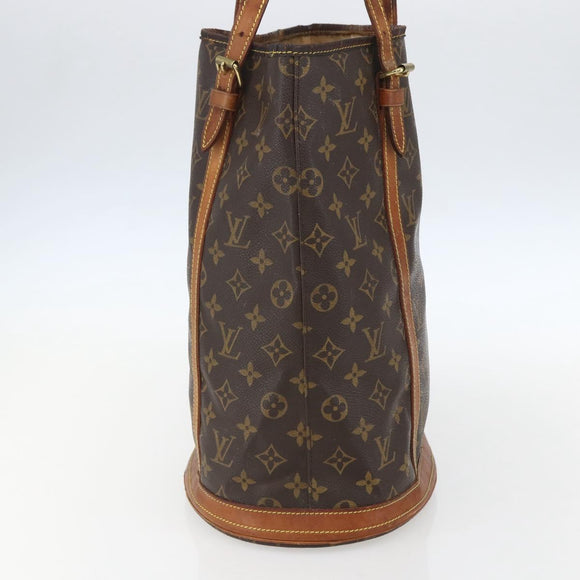 LOUIS VUITTON Monogram Bucket GM Shoulder Bag M42236 LV Auth bs31303