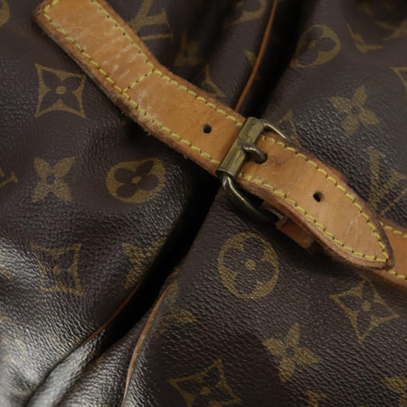 LOUIS VUITTON Monogram Saumur 35 Shoulder Bag M42254 LV Auth bs31304