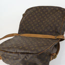LOUIS VUITTON Monogram Saumur 35 Shoulder Bag M42254 LV Auth bs31304-19