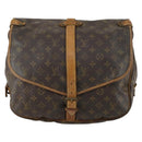 LOUIS VUITTON Monogram Saumur 35 Shoulder Bag M42254 LV Auth bs31304-13