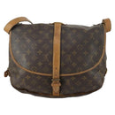 LOUIS VUITTON Monogram Saumur 35 Shoulder Bag M42254 LV Auth bs31304-2