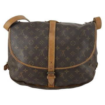 LOUIS VUITTON Monogram Saumur 35 Shoulder Bag M42254 LV Auth bs31304 - 0