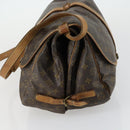 LOUIS VUITTON Monogram Saumur 35 Shoulder Bag M42254 LV Auth bs31304-3