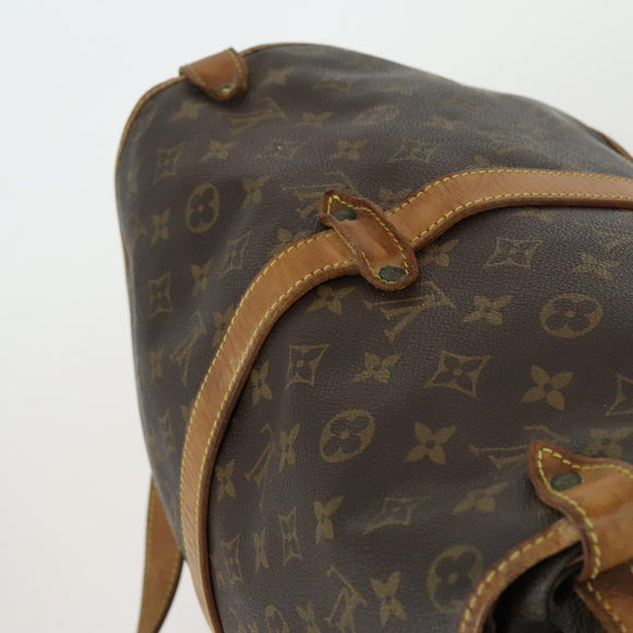 LOUIS VUITTON Monogram Saumur 35 Shoulder Bag M42254 LV Auth bs31304