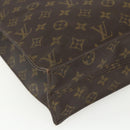 LOUIS VUITTON Monogram Sac Plat Hand Bag M51140 LV Auth bs31305-16