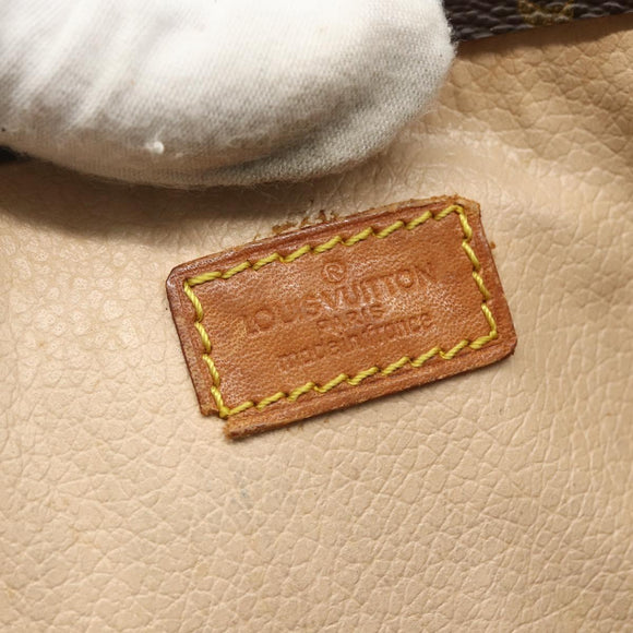 LOUIS VUITTON Monogram Sac Plat Hand Bag M51140 LV Auth bs31305