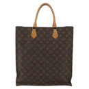 LOUIS VUITTON Monogram Sac Plat Hand Bag M51140 LV Auth bs31305-13