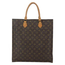 LOUIS VUITTON Monogram Sac Plat Hand Bag M51140 LV Auth bs31305-2