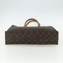LOUIS VUITTON Monogram Sac Plat Hand Bag M51140 LV Auth bs31305-5