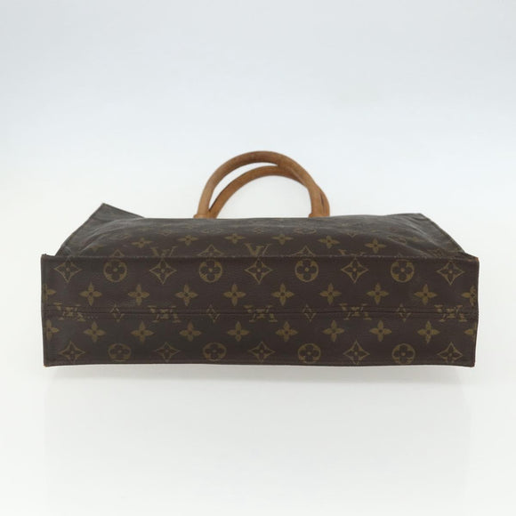 LOUIS VUITTON Monogram Sac Plat Hand Bag M51140 LV Auth bs31305