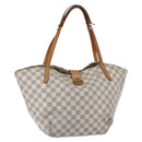 LOUIS VUITTON Damier Azur Salina PM Shoulder Bag N41208 LV Auth bs31306-1