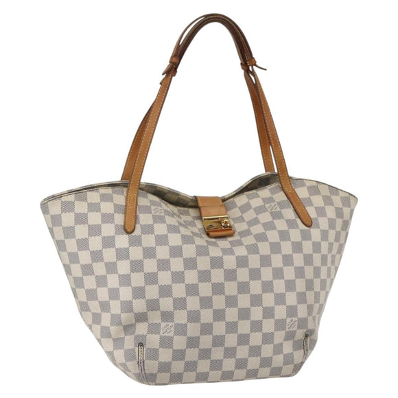 LOUIS VUITTON Damier Azur Salina PM Shoulder Bag N41208 LV Auth bs31306