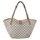 LOUIS VUITTON Damier Azur Salina PM Shoulder Bag N41208 LV Auth bs31306-2
