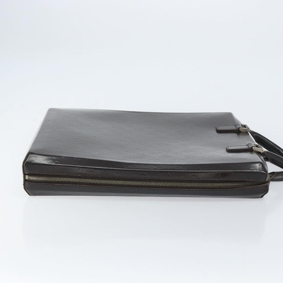 LOUIS VUITTON Monogram Grasse Erwin Hand Bag Black M46580 LV Auth bs31307