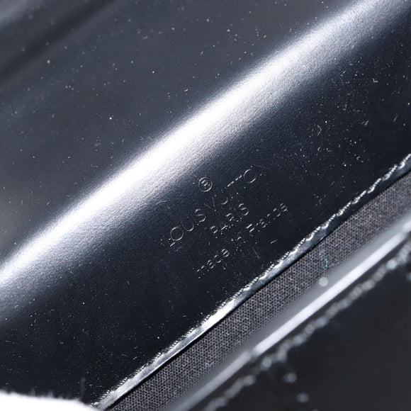 LOUIS VUITTON Pister Shoulder Bag Leather Black M92222 LV Auth bs31308