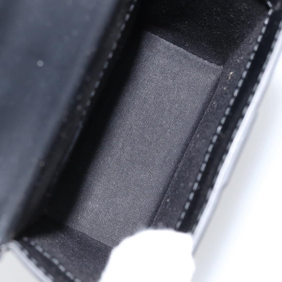 LOUIS VUITTON Pister Shoulder Bag Leather Black M92222 LV Auth bs31308