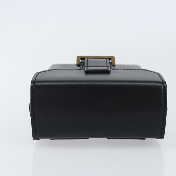 LOUIS VUITTON Pister Shoulder Bag Leather Black M92222 LV Auth bs31308