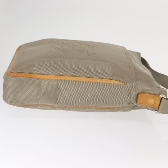 LOUIS VUITTON Damier Geant Compignon Messenger Bag Gray M93046 LV Auth bs31309