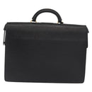 LOUIS VUITTON Epi Serviette Fermoir Business Bag Black M54352 LV Auth bs31310-2
