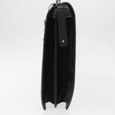 LOUIS VUITTON Epi Serviette Fermoir Business Bag Black M54352 LV Auth bs31310-3
