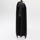 LOUIS VUITTON Epi Serviette Fermoir Business Bag Black M54352 LV Auth bs31310-4