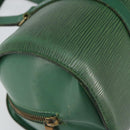 LOUIS VUITTON Epi Soufflot Hand Bag Green M52224 LV Auth bs31313-11