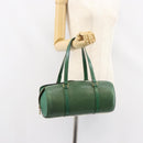 LOUIS VUITTON Epi Soufflot Hand Bag Green M52224 LV Auth bs31313-22