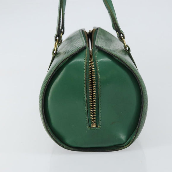 LOUIS VUITTON Epi Soufflot Hand Bag Green M52224 LV Auth bs31313