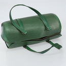 LOUIS VUITTON Epi Soufflot Hand Bag Green M52224 LV Auth bs31313-6