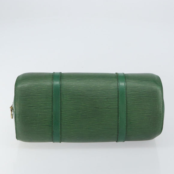 LOUIS VUITTON Epi Soufflot Hand Bag Green M52224 LV Auth bs31313