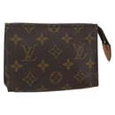 LOUIS VUITTON Monogram Poche Toilette 15 Pouch M47546 LV Auth bs31316-1