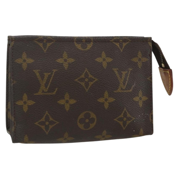 LOUIS VUITTON Monogram Poche Toilette 15 Pouch M47546 LV Auth bs31316