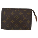 LOUIS VUITTON Monogram Poche Toilette 15 Pouch M47546 LV Auth bs31316-13