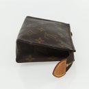 LOUIS VUITTON Monogram Poche Toilette 15 Pouch M47546 LV Auth bs31316-4