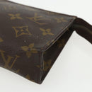 LOUIS VUITTON Monogram Poche Toilette 15 Pouch M47546 LV Auth bs31316-7