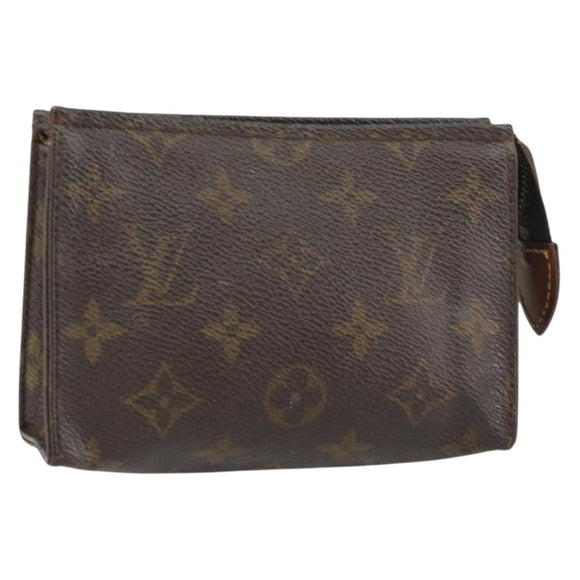 LOUIS VUITTON Monogram Poche Toilette 15 Pouch M47546 LV Auth bs31317