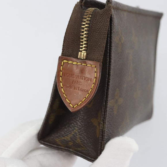 LOUIS VUITTON Monogram Poche Toilette 15 Pouch M47546 LV Auth bs31317