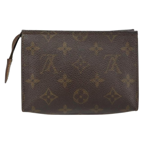 LOUIS VUITTON Monogram Poche Toilette 15 Pouch M47546 LV Auth bs31317