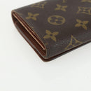 LOUIS VUITTON Monogram Porte Monnaie Billets Tresor Wallet M61730 Auth bs31324-16