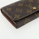LOUIS VUITTON Monogram Porte Monnaie Billets Tresor Wallet M61730 Auth bs31324-14