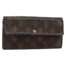 LOUIS VUITTON Monogram Pochette Porte Monnaie Credit Wallet M61725 Auth bs31325-1