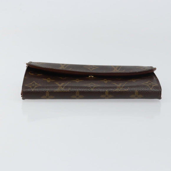 LOUIS VUITTON Monogram Pochette Porte Monnaie Credit Wallet M61725 Auth bs31325