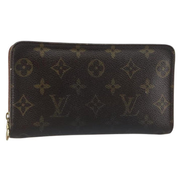 LOUIS VUITTON Monogram Porte Monnaie Zip Long Wallet M61727 LV Auth bs31326