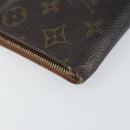 LOUIS VUITTON Monogram Porte Monnaie Zip Long Wallet M61727 LV Auth bs31326-16