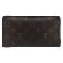 LOUIS VUITTON Monogram Porte Monnaie Zip Long Wallet M61727 LV Auth bs31326-2