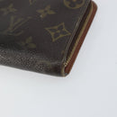 LOUIS VUITTON Monogram Porte Monnaie Zip Long Wallet M61727 LV Auth bs31326-7