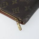 LOUIS VUITTON Monogram Porte Monnaie Zip Long Wallet M61727 LV Auth bs31326-14