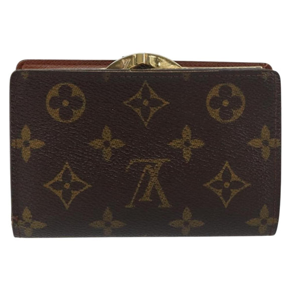 LOUIS VUITTON Monogram Portefeuille Viennois Bifold Wallet M61674 Auth bs31328