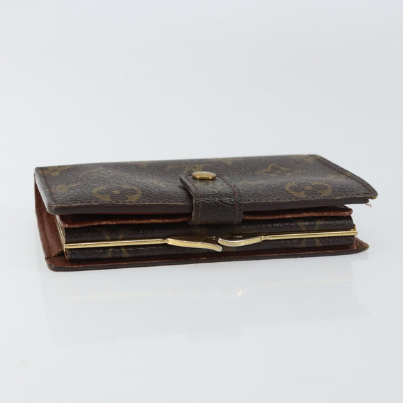 LOUIS VUITTON Monogram Portefeuille Viennois Bifold Wallet M61674 Auth bs31328