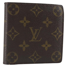 LOUIS VUITTON Monogram Portefeuille Marco Bifold Wallet M61675 LV Auth bs31329